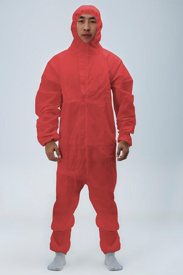 coverall Red, overalls for men, coveralls for men, painters overalls, disposable overalls, work overalls for men, tyvek suits, mechanic overalls, waterproof overalls, boiler suits mens, Epitex UK